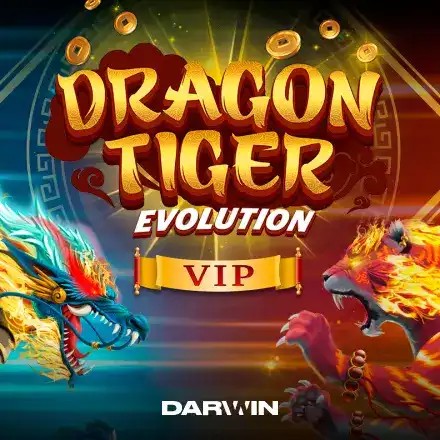 Dragon Tiger Evolution VIP game by Darwin Gaming – logo hosted on GoldSpin Casino