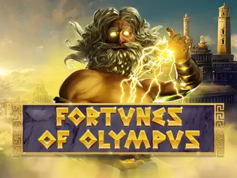Fortunes of Olympus online game logo by Pragmatic Play on goldspincasino-de.com