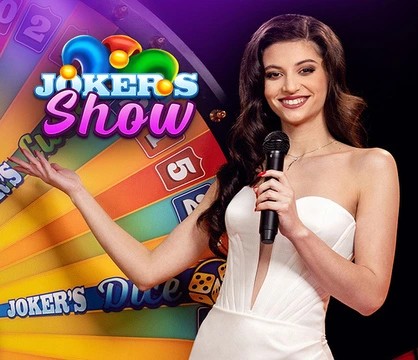 Try Joker’s Show slot by Skywind Group on goldspincasino-de.com – logo image