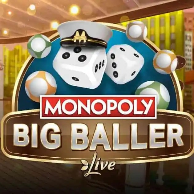 Live Dealer logo of MONOPOLY Big Baller from Evolution at GoldSpin Casino