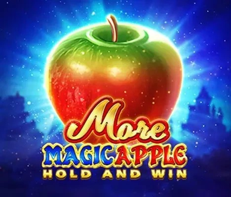 More Magic Apple Hold and Win slot logo by 3 Oaks Gaming at GoldSpin Casino