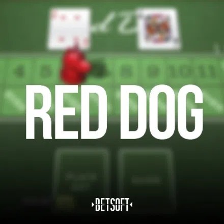 Red Dog logo – Table Games by Betsoft Gaming at GoldSpin Casino